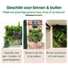 Vertical garden planter - Green - Stackable with click system - 33x15 cm