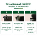 Vertikal växtlåda för vertikala trädgårdar - 24x14 cm