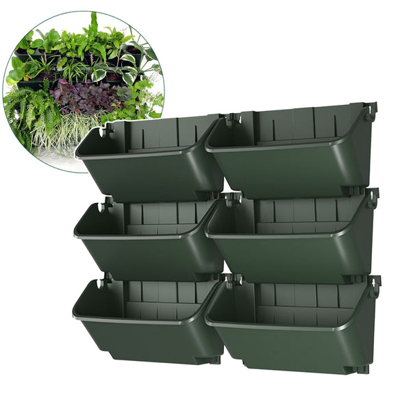 Vertical Garden Planter - Click - Starter Set - 6 Pieces