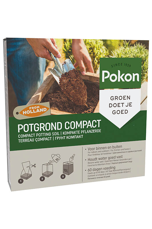 Pokon kokos compact potgrond voor verticale tuin